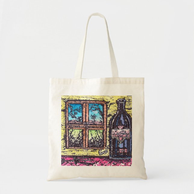 Bolsa Tote Vinho com Vista (Frente)