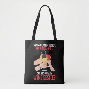 Bolsa Tote Vinho, Namorada, Bebês, Diva