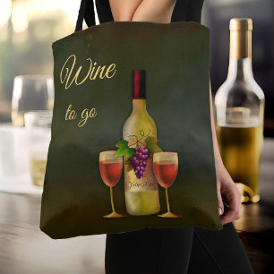 Bolsa Tote Vinho para Ficar Bag de Arte Clássica
