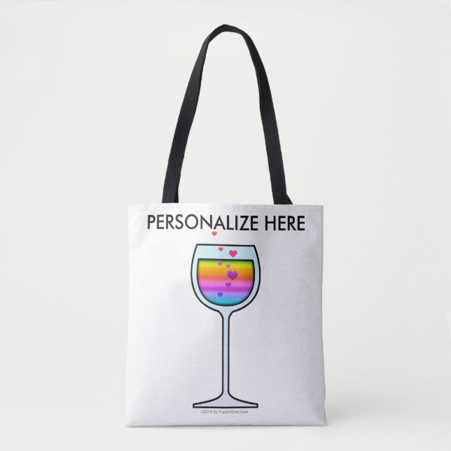 BOLSA TOTE VINHO POP ART (Frente)