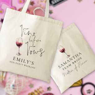 Bolsa Tote Vino Antes dos Votos Dama de Honra Festa de Desped
