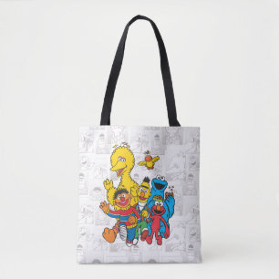 Bolsa Tote Vintage 123 Rua Sésamo