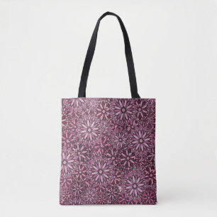 Bolsa Tote Vintage abstract background. Mandala style. seamle