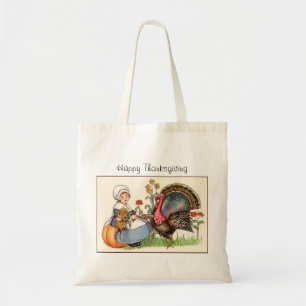 Bolsa Tote vintage ação de graças
