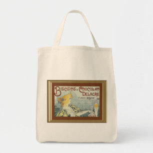 Bolsa Tote Vintage Ad Biscuits Chocolat Delacre Tote Bag