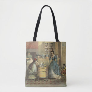 Bolsa Tote Vintage Ad Para Máquinas De Lavar Em Casa E Wringe