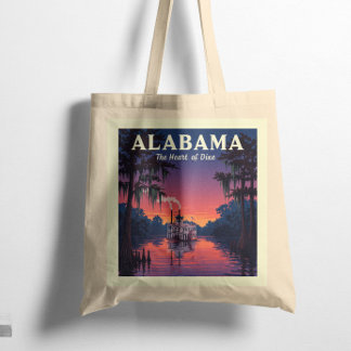 Bolsa Tote Vintage Alabama