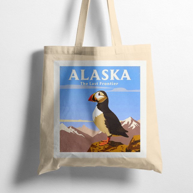 Bolsa Tote Vintage Alaska (Criador carregado)