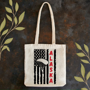 Bolsa Tote Vintage Alaska Paragliding Skydiving Parachuting