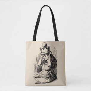 Bolsa Tote Vintage Alice no País das Maravilhas, Alice com Co
