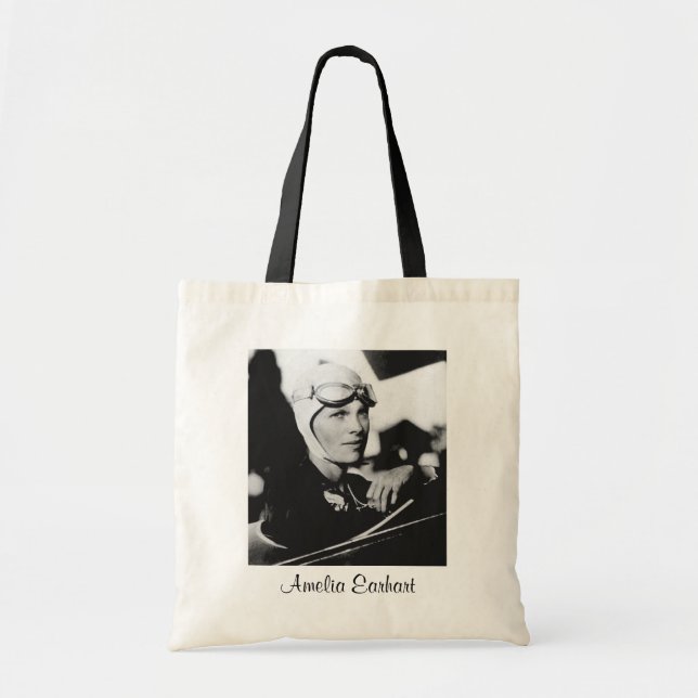 Bolsa Tote Vintage Amelia Earhart Foto (Frente)