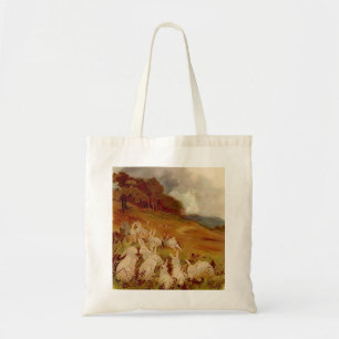 Bolsa Tote Vintage Animais Fofos Páscoa   Coelho