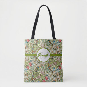 Bolsa Tote Vintage Antique William Morris Impressão