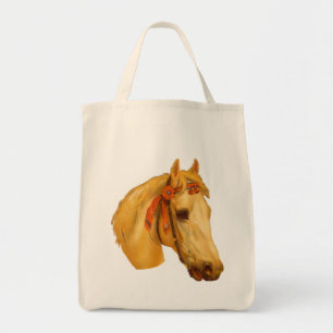 Bolsa Tote Vintage Art Horse Head Animal