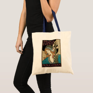 Bolsa Tote Vintage Art Nouveau, Publicações Páscoas Prangs