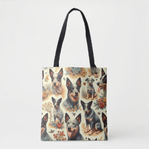 Bolsa Tote Vintage Australian Cattle Seless