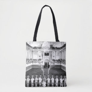Bolsa Tote Vintage Áustria Viena Escola Secundária Espanhola