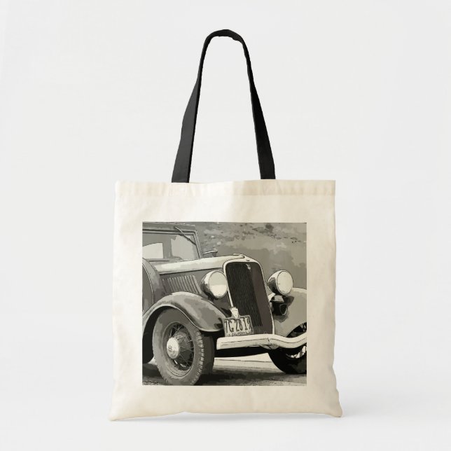 Bolsa Tote Vintage Auto Tot Bag (Frente)