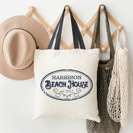 Bolsa Tote Vintage Beach House Personalizado