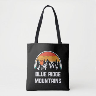 Bolsa Tote Vintage Blue Ridge Mountains Nature Outdoor Hiking