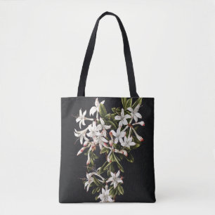 Bolsa Tote Vintage Branch of White Azaleas in Bloom