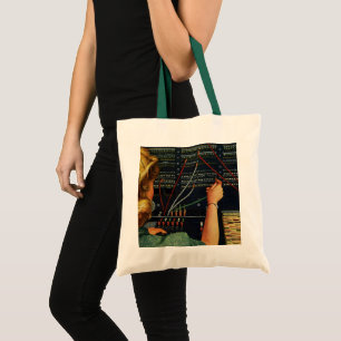 Bolsa Tote Vintage Business, Operador de Comutador Telefônic