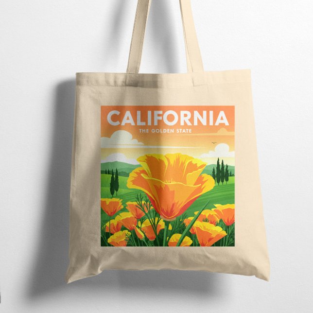 Bolsa Tote Vintage California (Criador carregado)