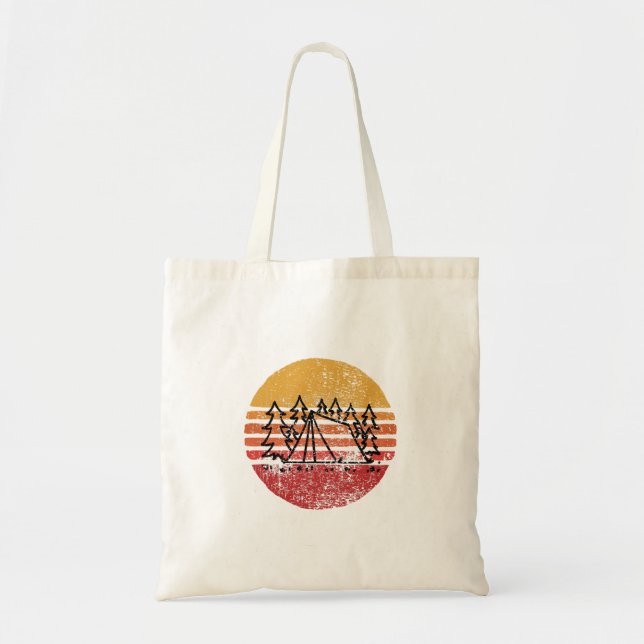 Bolsa Tote Vintage Camping (Frente)