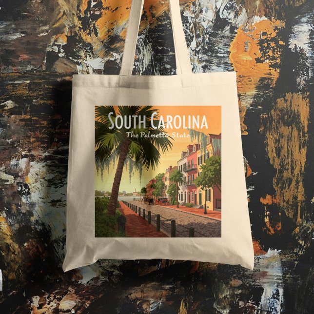 Bolsa Tote Vintage Carolina do Sul (Criador carregado)