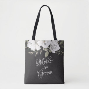 Bolsa Tote Vintage Cherish White Floral Mãe da Noite