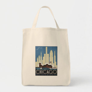 Bolsa Tote Vintage Chicago Illinois