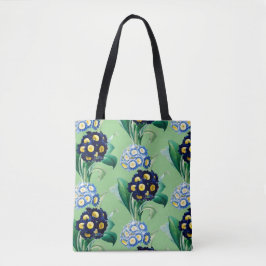 Bolsa Tote Vintage Cowslip Primrose botânica