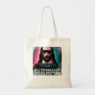 Bolsa Tote Vintage Cyberpunk Jesus Religioso Futuro Chris