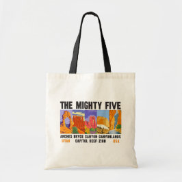 Bolsa Tote Vintage da Lista Nacional de Parques de Utah