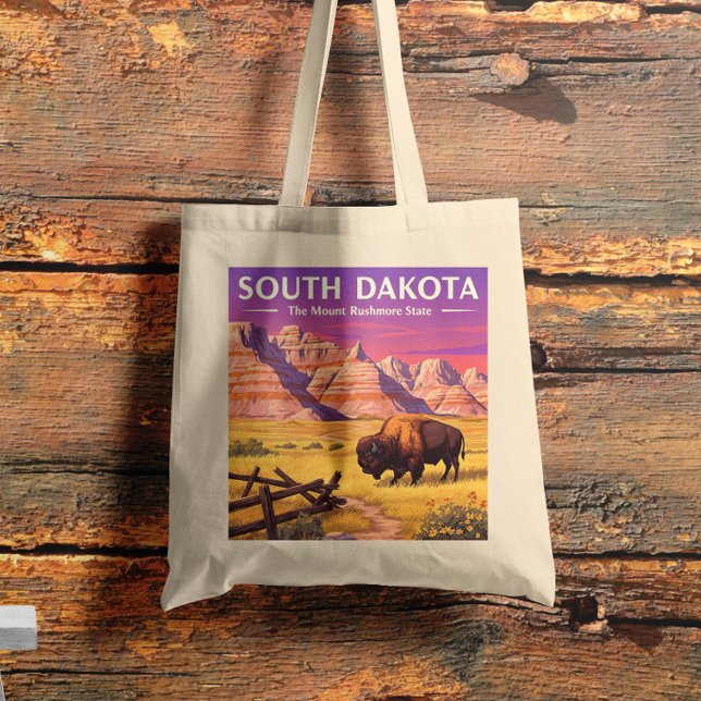 Bolsa Tote Vintage Dakota do Sul (Criador carregado)