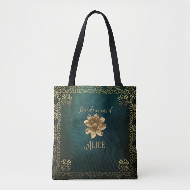 Bolsa Tote Vintage Dark Green (Frente)