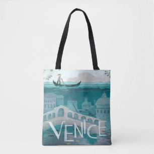 Bolsa Tote Vintage das férias do viagem da gôndola de Venez