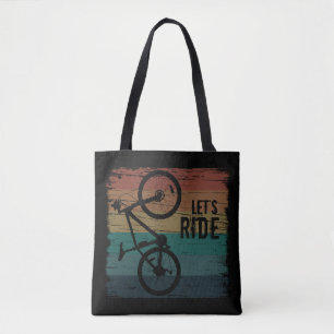 Bolsa Tote Vintage de bicicleta de montanha