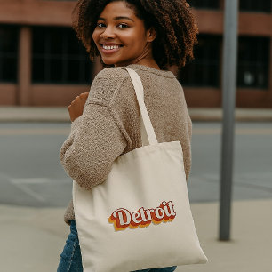 Bolsa Tote Vintage Detroit
