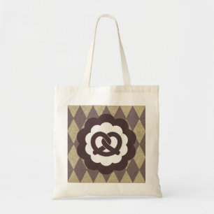Bolsa Tote vintage do pretzel