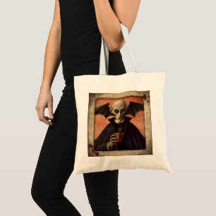 Bolsa Tote Vintage Dracula Viciosa Vampiro Halloween Spooky