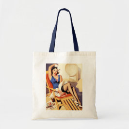 Bolsa Tote Vintage Elvgren Cruise Ship Retro Pin Up Girl