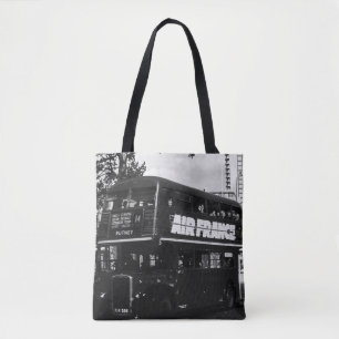 Bolsa Tote Vintage England London, ônibus de dois andares