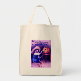 Bolsa Tote Vintage entrando no Halloween