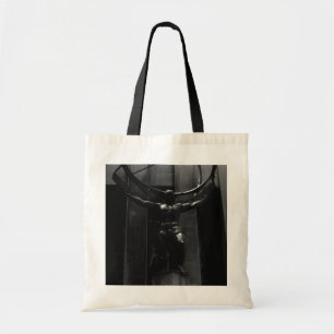 Bolsa Tote Vintage EUA Rockefeller Atlas estátua