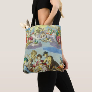 Bolsa Tote Vintage Explorers com Mapa do Globo Antigo, 1542