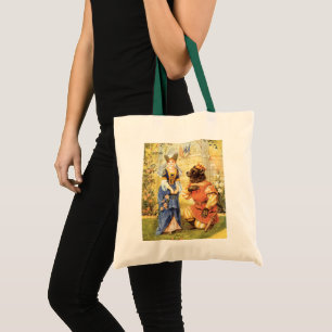 Bolsa Tote Vintage Fairy Tale, Beauty e Beast