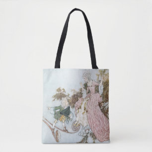 Bolsa Tote Vintage Fairy Tale Sleeping Beauty por Edmund Dula