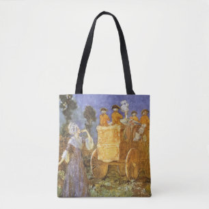 Bolsa Tote Vintage Fairy Tales Cinderella e Fairy Godmama