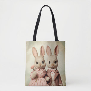 Bolsa Tote Vintage Flair Sweetarts - Enchanting Retro Rabbi